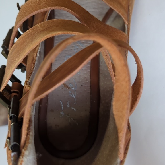 FREE PEOPLE Women Canton Heel Brown - Size 38 EU or US 7.5 - Picture 12 of 16